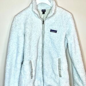 Patagonia Los Gatos Birch White Fleece Jacket Size M